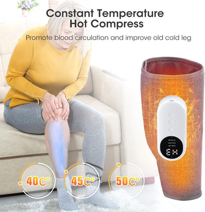Air Compression Heat Leg Massager (Pack Of 2)