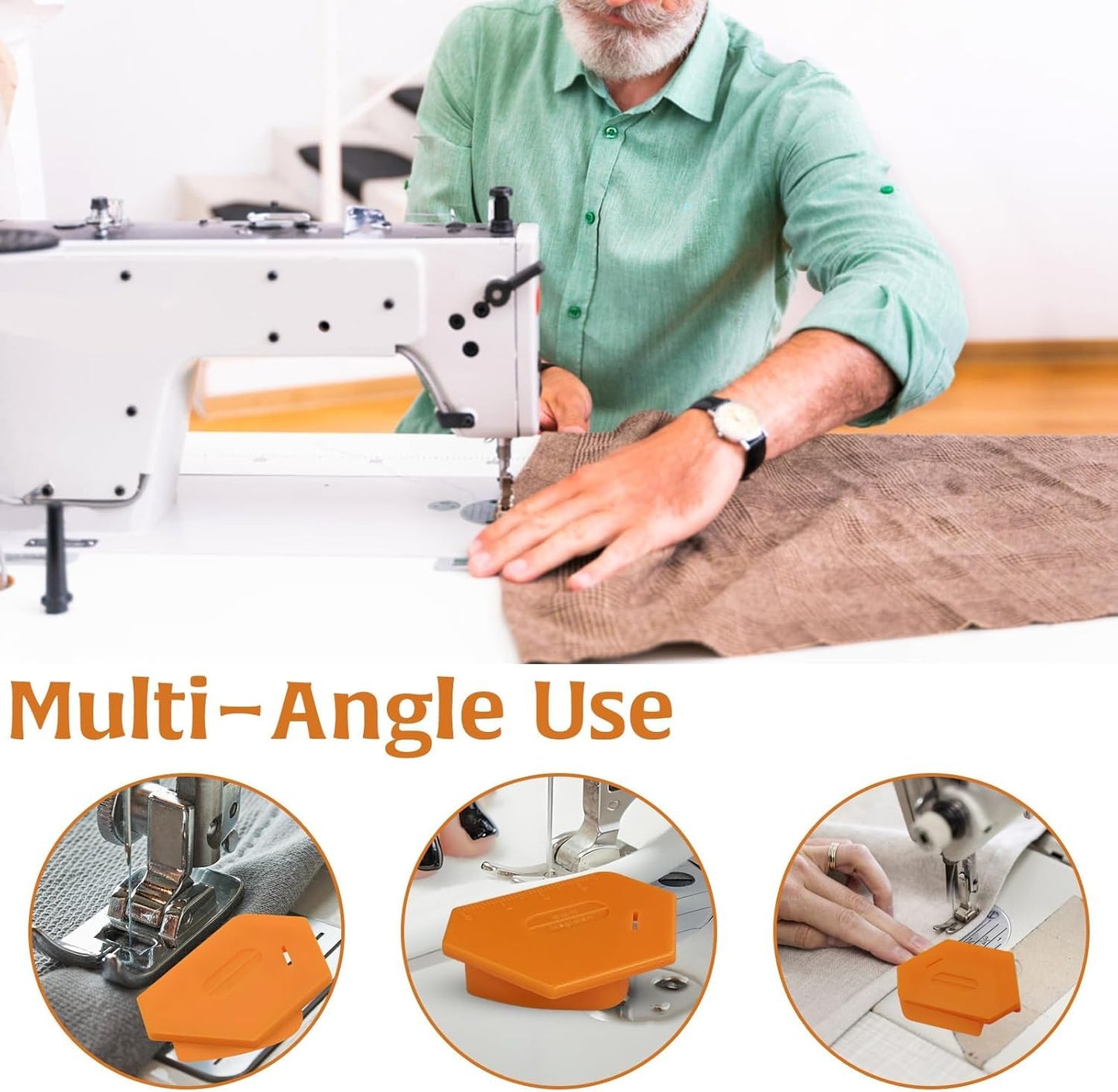 Magnetic Seam Guide for Sewing Machine