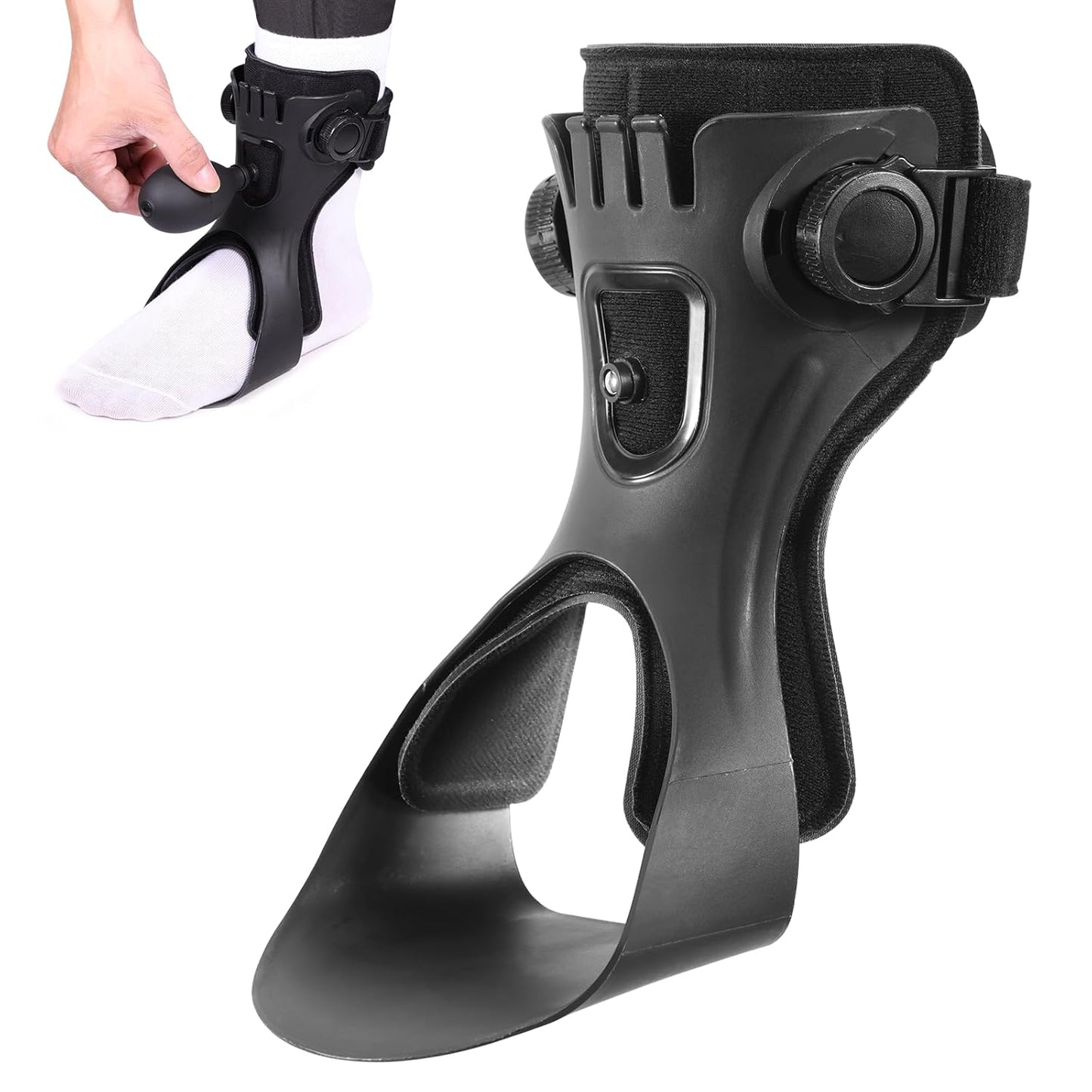Ankle Support Brace With Inflatable Air Bag