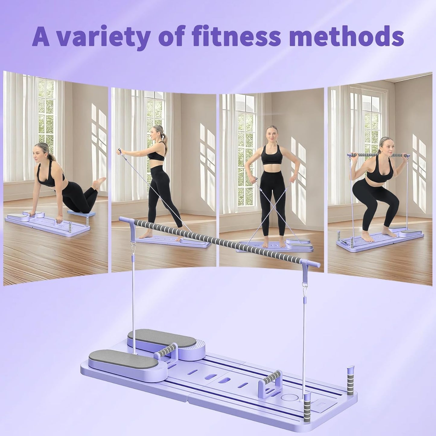 Multi-functional Foldable Pilates Board