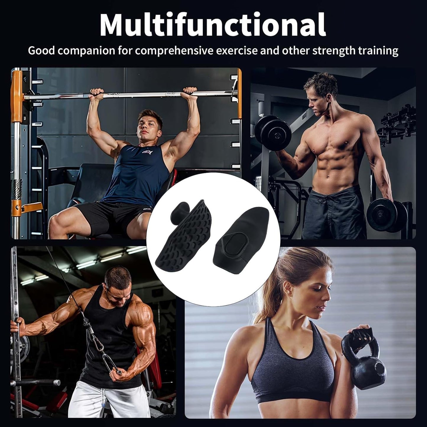 Anti-Slip Workout Grips for Men & Women