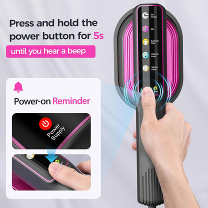 2-in-1 Steamer & Iron for Clothes (Rotatable Head)