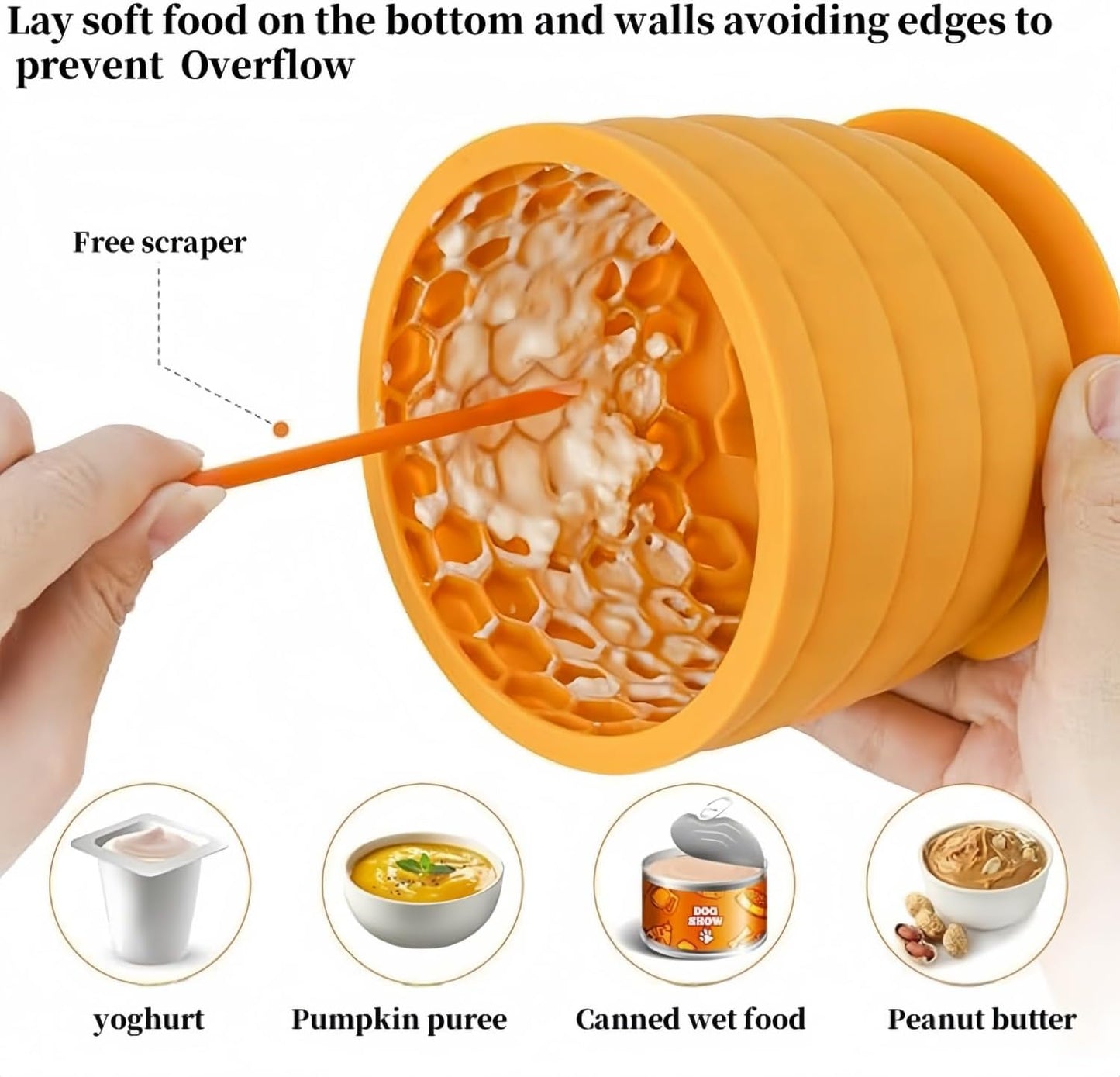 Non Slip Silicone Suction Slow Feeding Pet Bowl