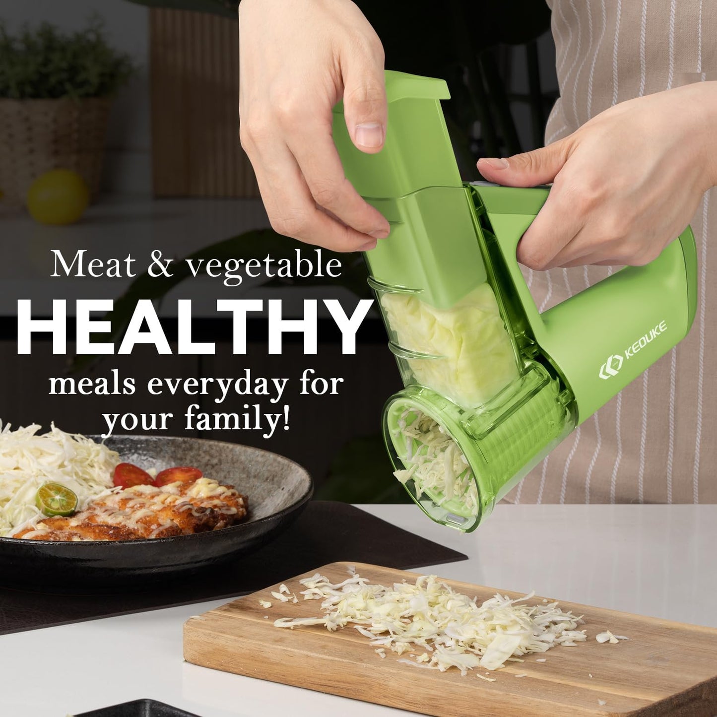 4-IN-1 Handheld Wireless Automatic Vegetable Cutter