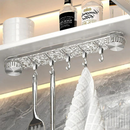 Foldable Corner Suction Hook Rack