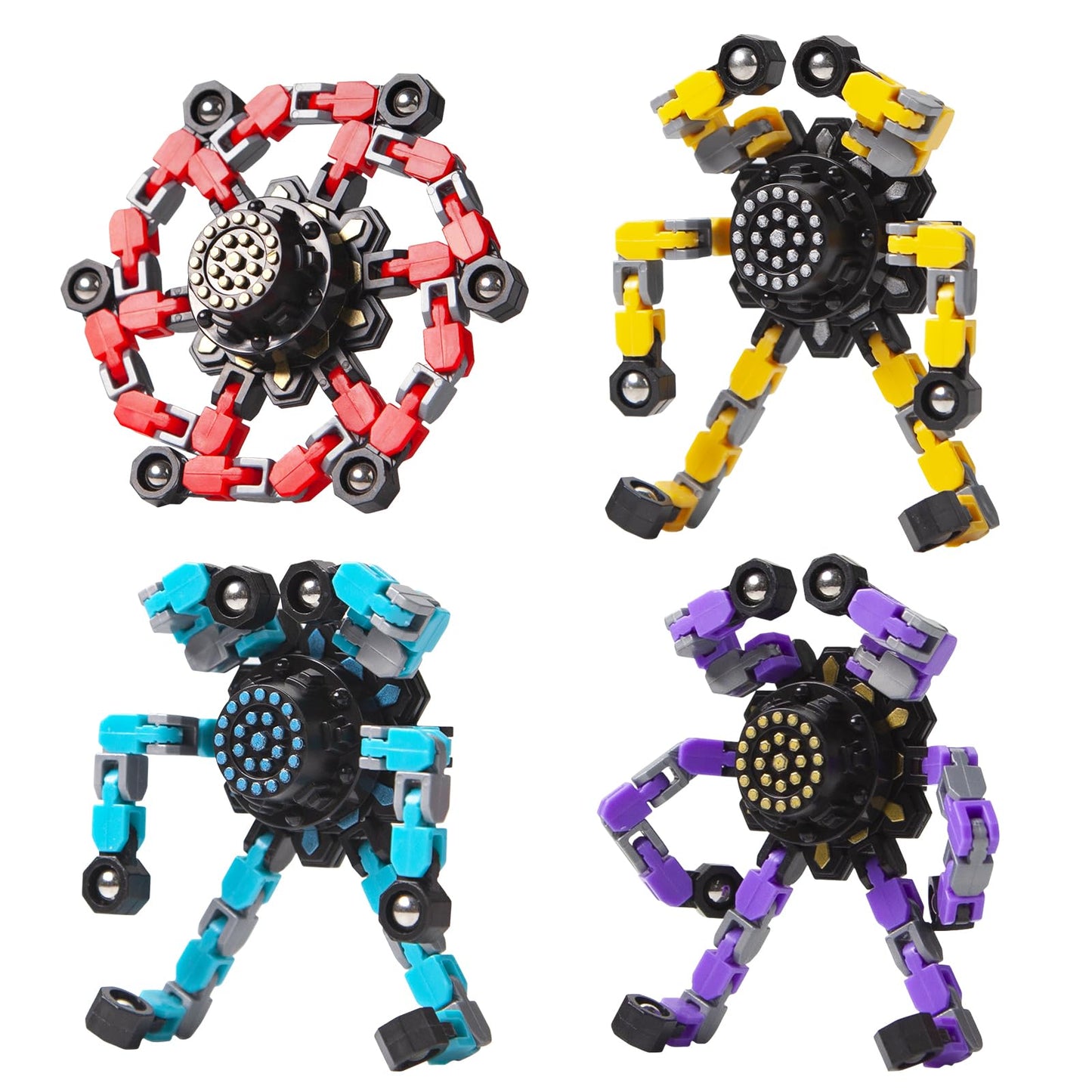 Transformable Fidget Spinners for Kids & Adults