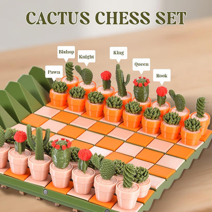 Cactus Potted Plant Chess