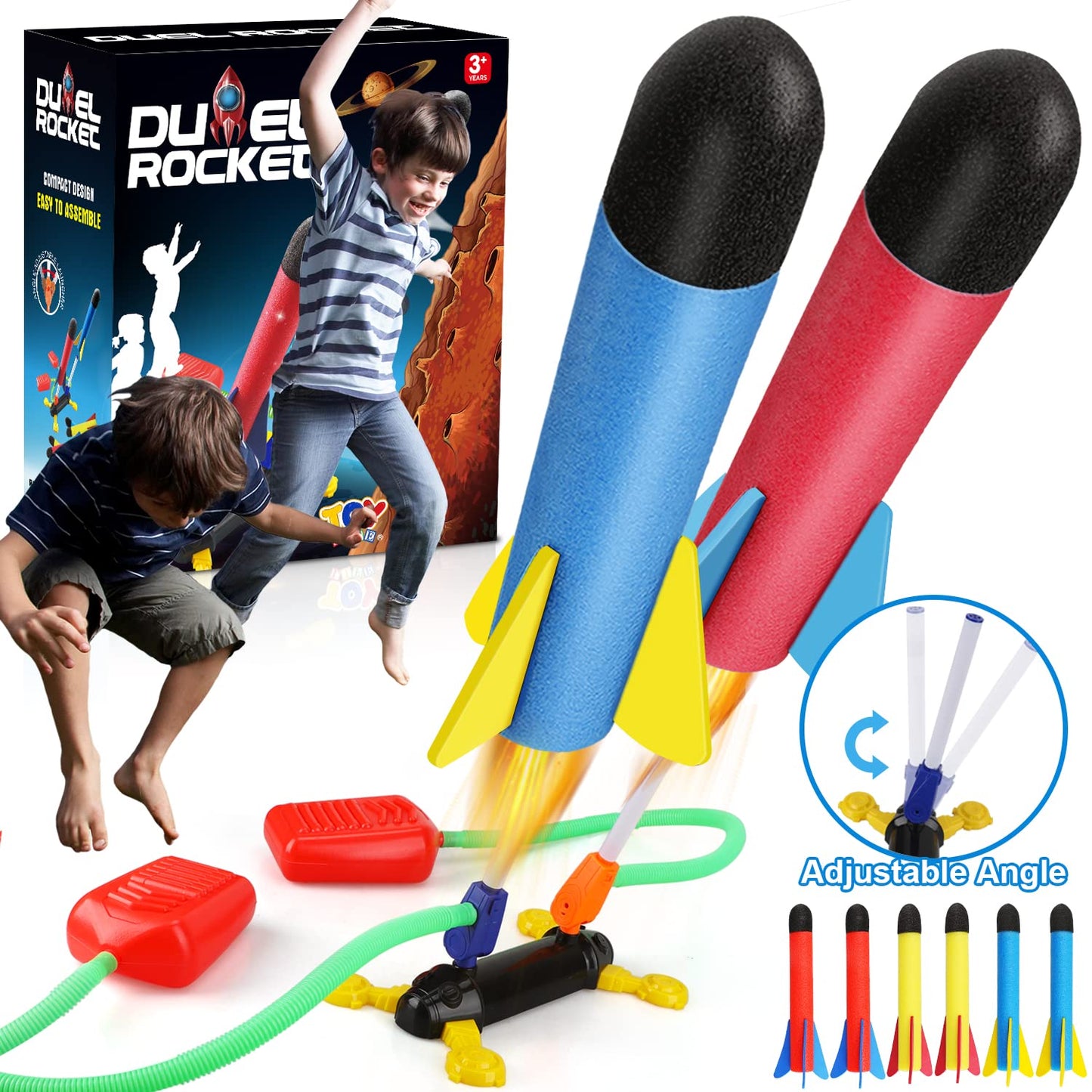 DIY Rocket Launcher Toy (6 Rockets)