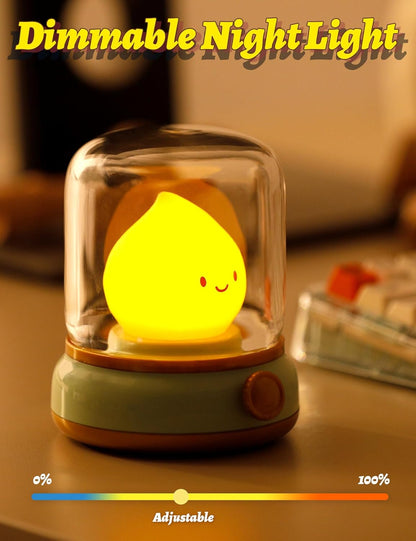 Cute Kerosene LED Night Lamp