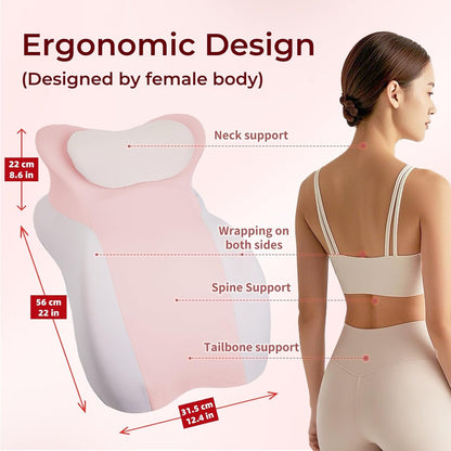 Ergonomic Memory Foam Prone Pillow for Full-Body Comfort
