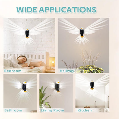 Eagle Magnetic Wall Night Light with Remote Control