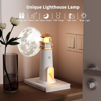 Lighthouse Projection Lamp With Bluetooth Speaker