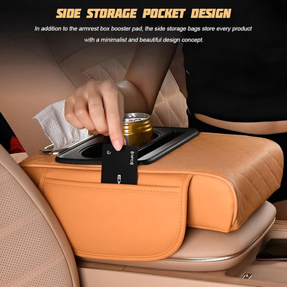 5-in-1 Car Armrest Console Cushion - Universal Fit