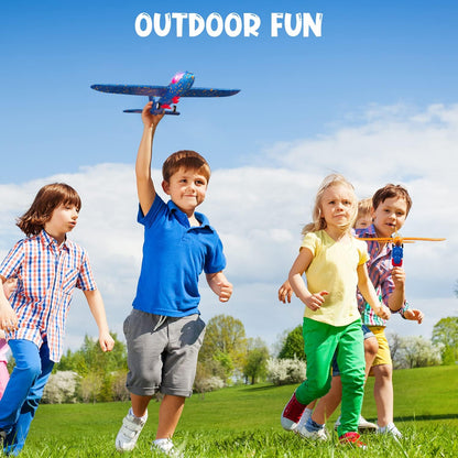 Flying Airplane With Shooting Gun