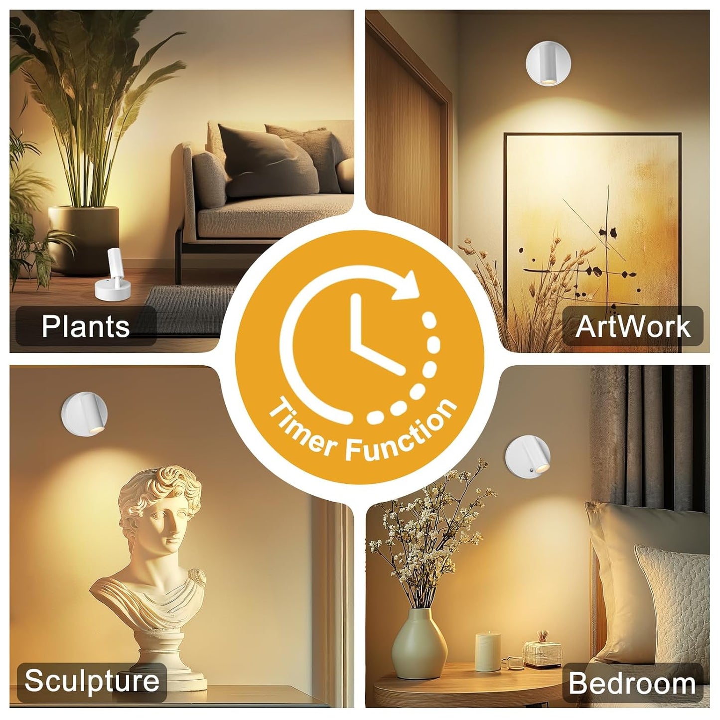 Magnetic Suction Spotlight Lamp