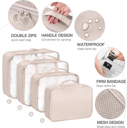 8 Pcs Travel Organizer Set