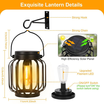 Solar Lanterns Outdoor Hanging Lights