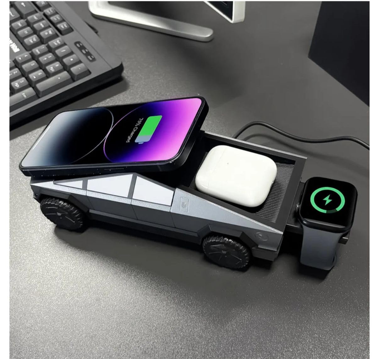 3 in 1 Cybertruck Magnetic Wireless Charger