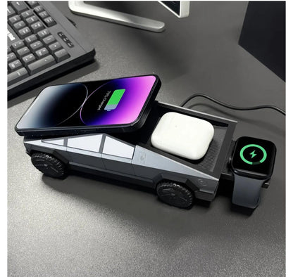 3 in 1 Cybertruck Magnetic Wireless Charger