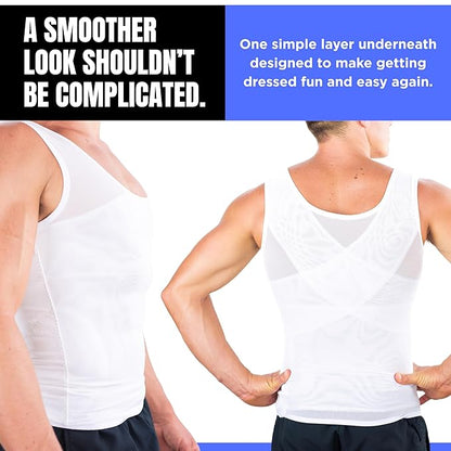 Bodysuit Compression Undershirt Vest For Loose Belly