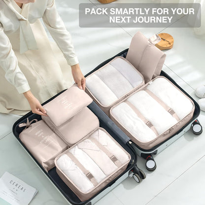 8 Pcs Travel Organizer Set