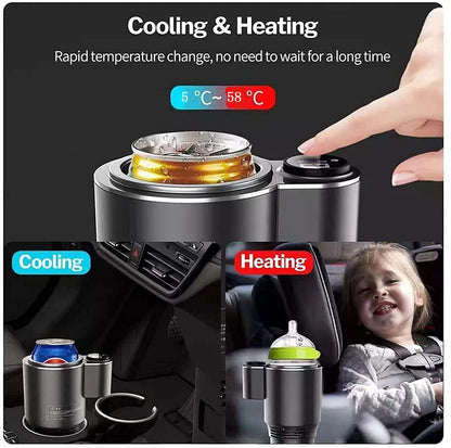 2in1 Auto Car Heating Cooling Cup With Digital Display