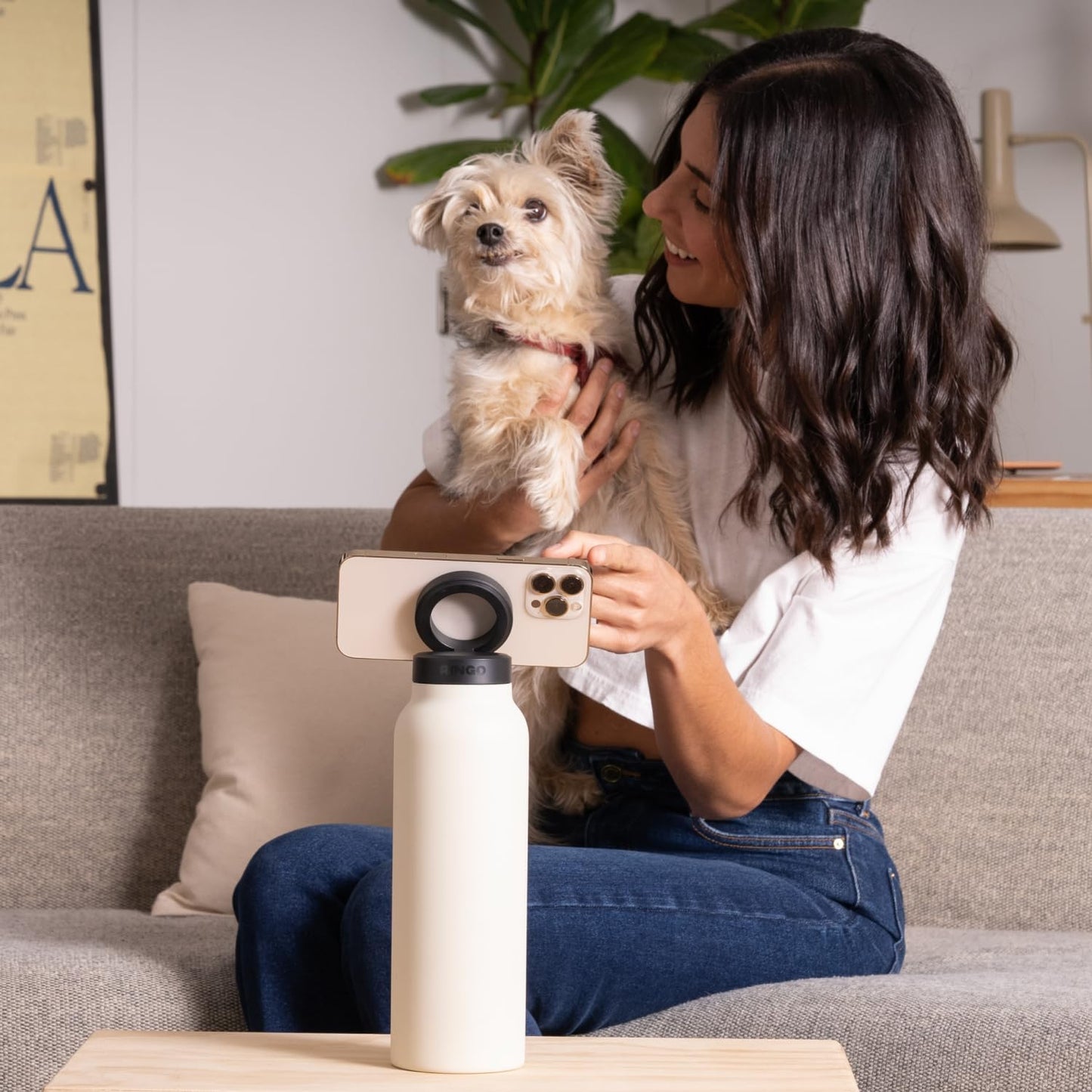 2-in-1 MagSafe Water Bottle and Phone Mount