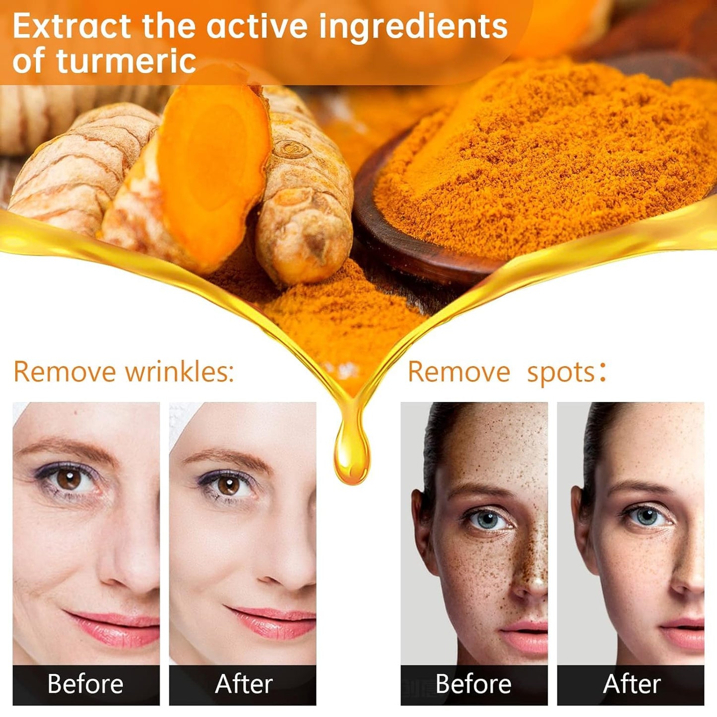Turmeric Milk Face Serum- Reduce Dark Spot, Dark Circle & Acne