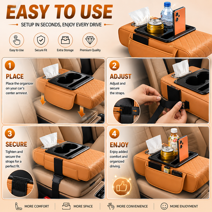 Multifunctional Car Armrest Box Pad