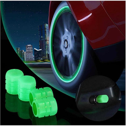 GlowRide™ Luminous Tyre Valve Caps (Set of 4)