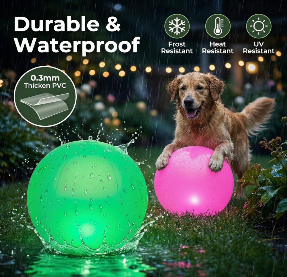 Solar powered 16 Colour Changing Beach Floating Light