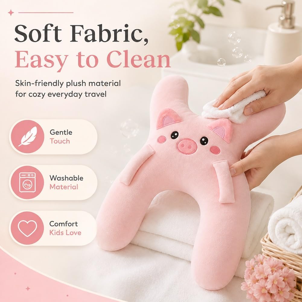 Car Head & Neck Pillow For Children