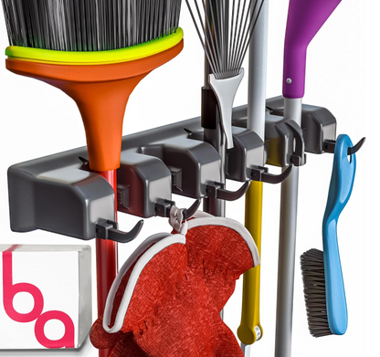 Mop And Broom Holder Wall Mount