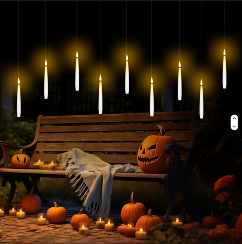 Floating Candles with Wand Remote