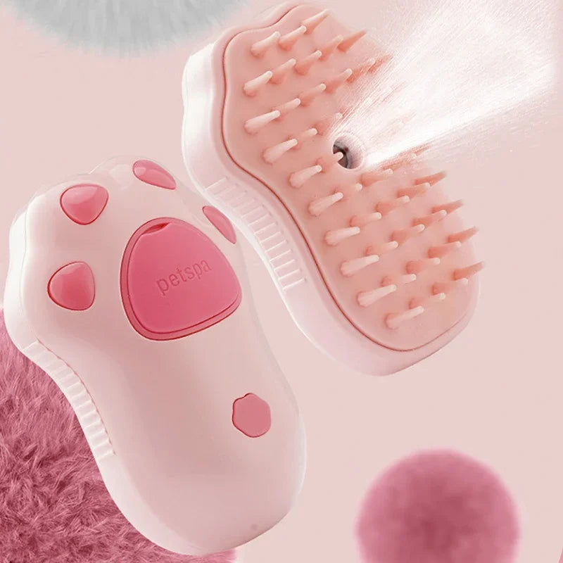 Rechargeable Pet Hair Spray Brush