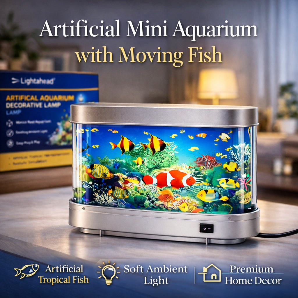 LED Moving Fish Aquarium Lamp