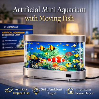 LED Moving Fish Aquarium Lamp