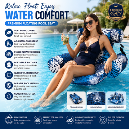 Floating Inflatable Swimming Pool Chair