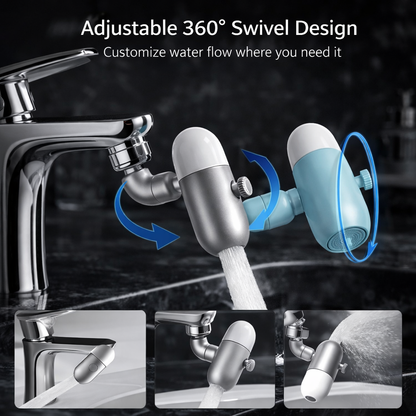 Adjustable Four-Water Fountain Rotating Water Faucet