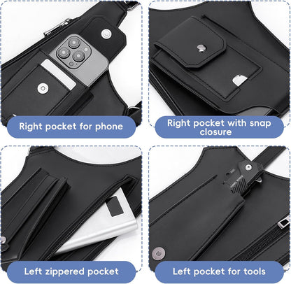 Multifunctional Underarm Satchel Zipper Bag