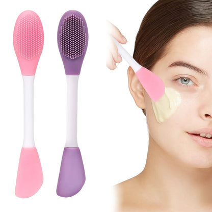 Double Head Silicone Face Mask Brush Applicator (Pack Of 3)