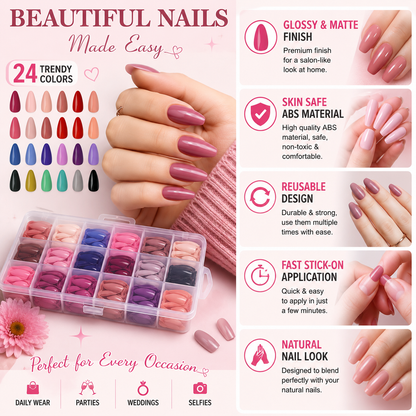 Artificial Nails Pack of 576 Nails