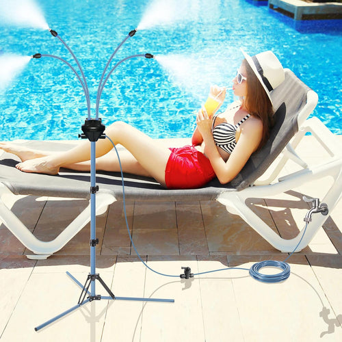 Portable Outdoor Cooling Misting Tripod Stand (Adjustable Height)