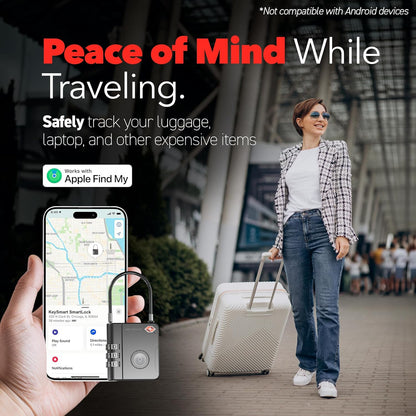 TSA Lock for Anti-lost Luggage Backpack With iOS Location Tracker