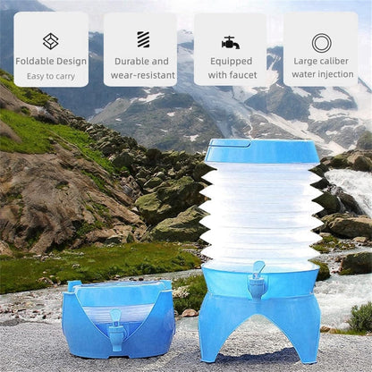 💧 Portable Foldable Dispenser II Perfect For Travel & Outdoor Use.