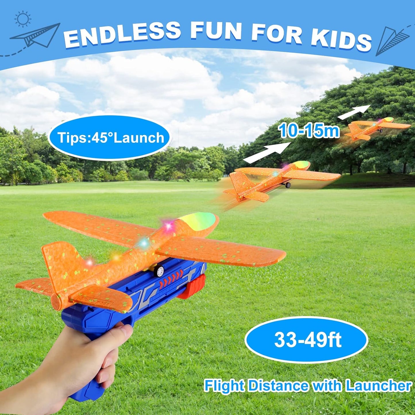 Flying Airplane With Shooting Gun