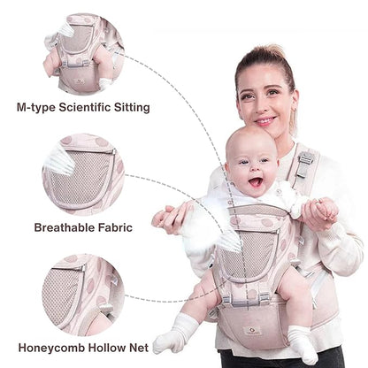 3-in-1 Baby Sling Carrier With Hip Cushion