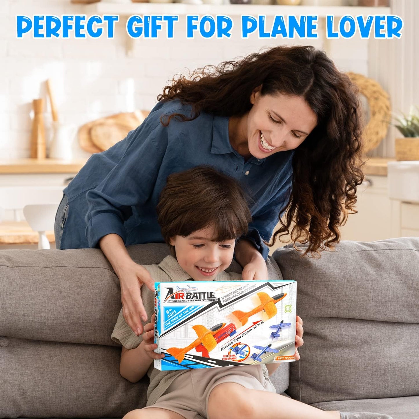 Flying Airplane With Shooting Gun