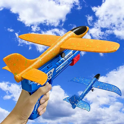 Flying Airplane With Shooting Gun