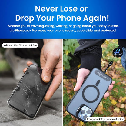 Retractable Anti-Theft Phone Holder
